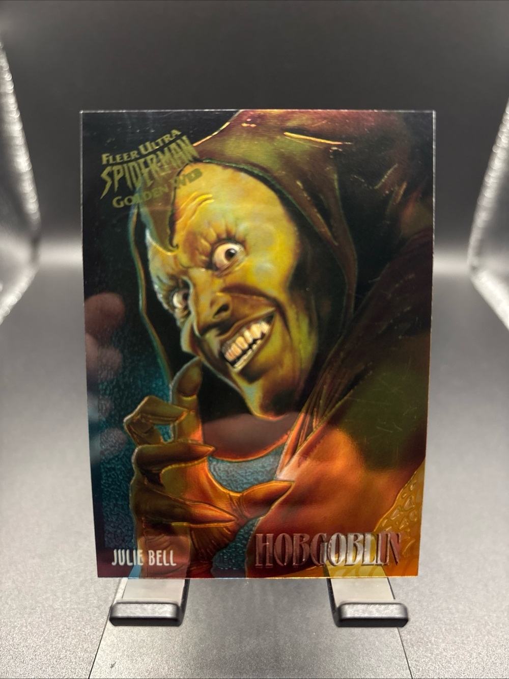1995 Fleer Ultra Spiderman Golden Web Hobgoblin #3 Of 9 Julie Bell